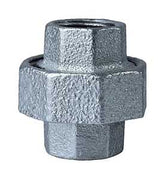 ProSource 34B-1/2G Pipe Union, 1/2 in, Threaded, Malleable Iron, 40 Schedule, 300 psi Pressure